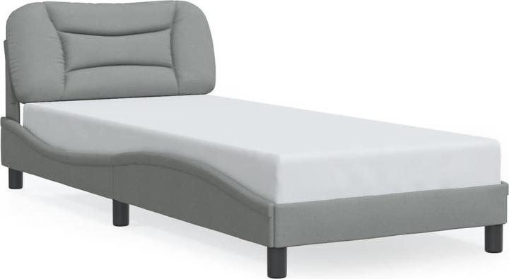 Image du produit VidaXL Cadre de lit avec tissu LED (100 x 200 cm)