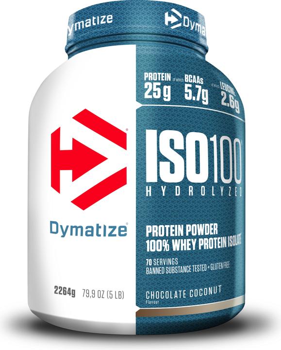 Immagine prodotto Dymatize Iso 100 (Cocco, Cioccolato, 1 pz., 2264 g)