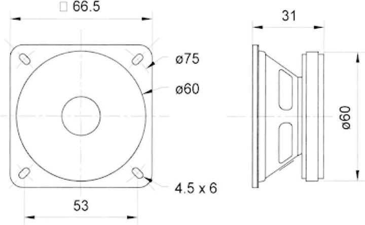 Immagine prodotto Visaton Altoparlante FR 7 full-range, 4 Ohm