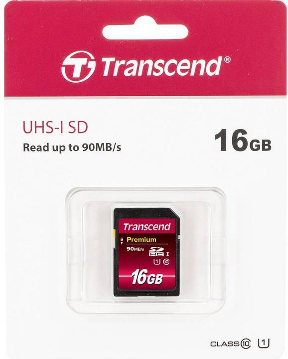 Immagine prodotto Transcend Premium 400x (16 GB, SDHC, U1, UHS-I)