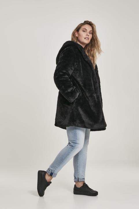 Actual product image Urban Classics Ladies Hooded Teddy Coat (S)
