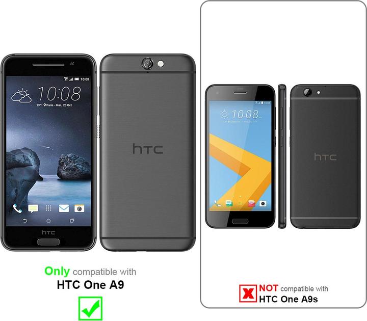 Actual product image Cadorabo TPU Matt Metallic Cover (HTC One A9)