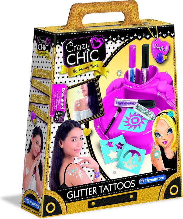 Clementoni Crazy Chic - glitter tattoos