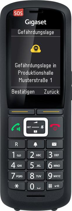 Image du produit Gigaset PRO R700H protéger PRO combiné DECT 6,1cm écran 2,4inch Détecteur de mouvement Bouton d'alarme SOS
