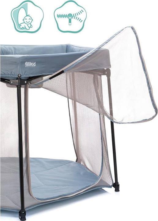 Actual product image Fillikid Playpen 6-sided (136 cm, 136 cm)