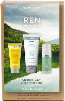 Ren Clean Skincare Cleanse Calm & Protect Kit (Haarpflege set)