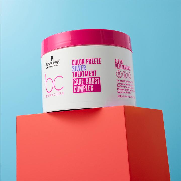 Actual product image Schwarzkopf BC Color Freeze - Color Freeze Silver Treatment Care-Boost Complex (500 ml)
