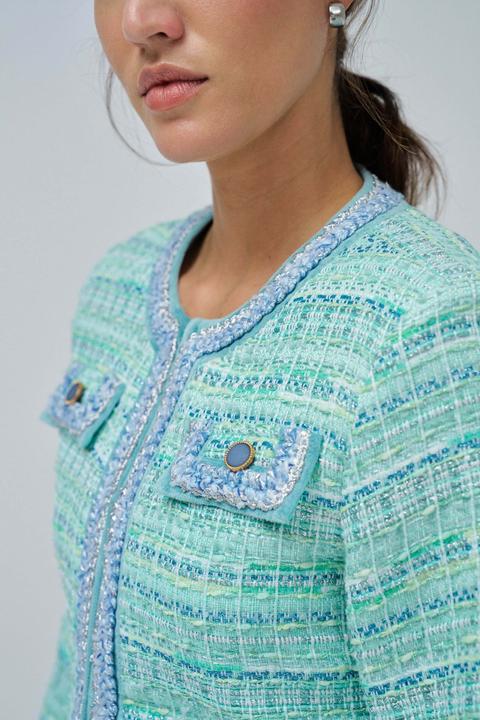 Actual product image Salsa Jeans Jacke Colorful Tweed Chanel-Style Jacket (XS)