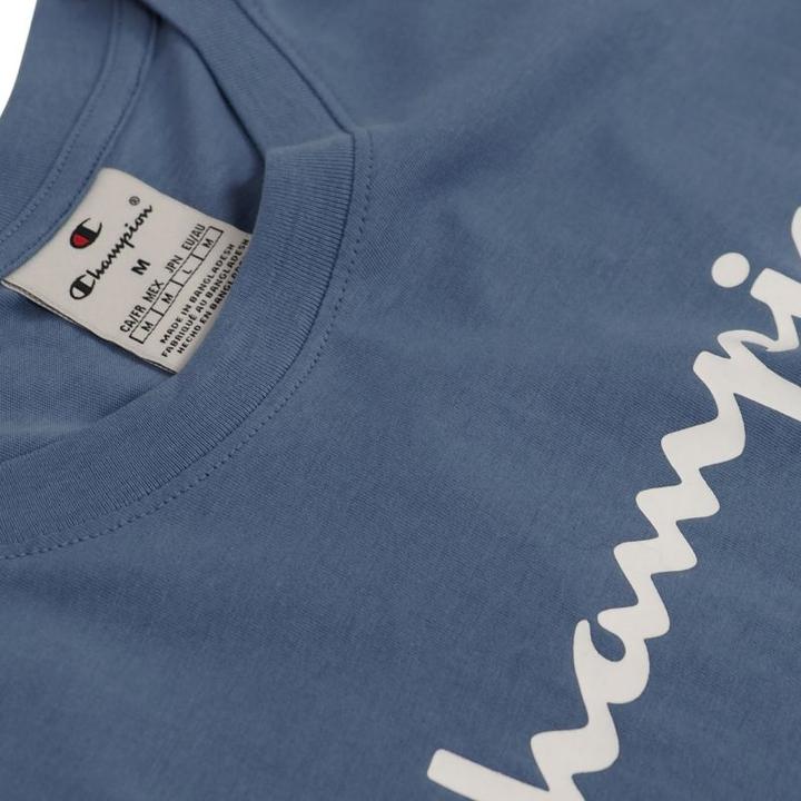Actual product image No Name Koszulka męska Champion SS Tee niebieska 220256 BS099 S (S)