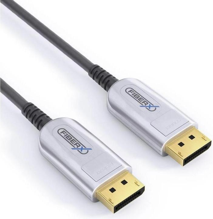 Produktbild FiberX Serie - DisplayPort 2.0 8K Glasfaser Extender Kabel - 10m (10 m, DisplayPort)