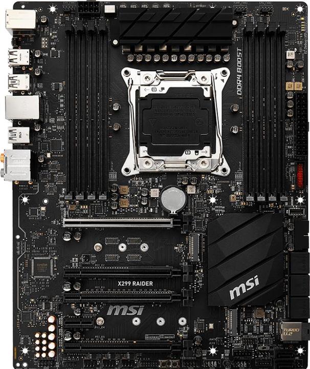 Produktbild MSI X299 Raider (LGA 2066, Intel X299, ATX)