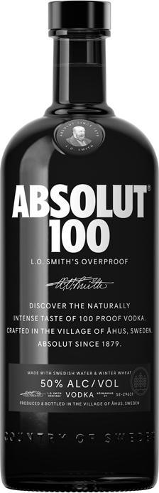 Actual product image Absolut 100 proof (1 x 100 cl)