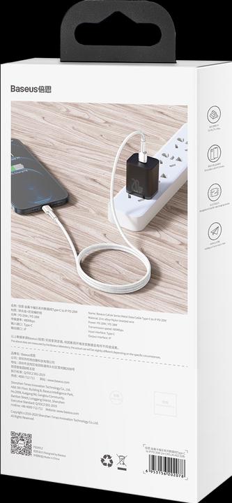 Produktbild Baseus USB C – Lightning (2 m, USB 2.0, 20 W)