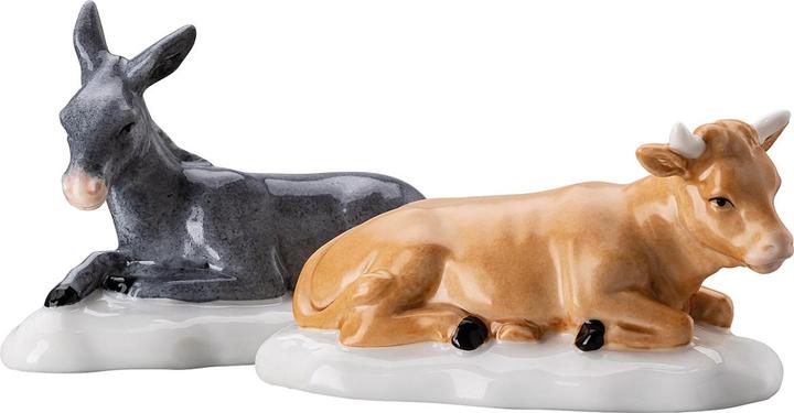 Produktbild Hutschenreuther Weihnachtskrippe Krippenfigur Set Ochse Esel