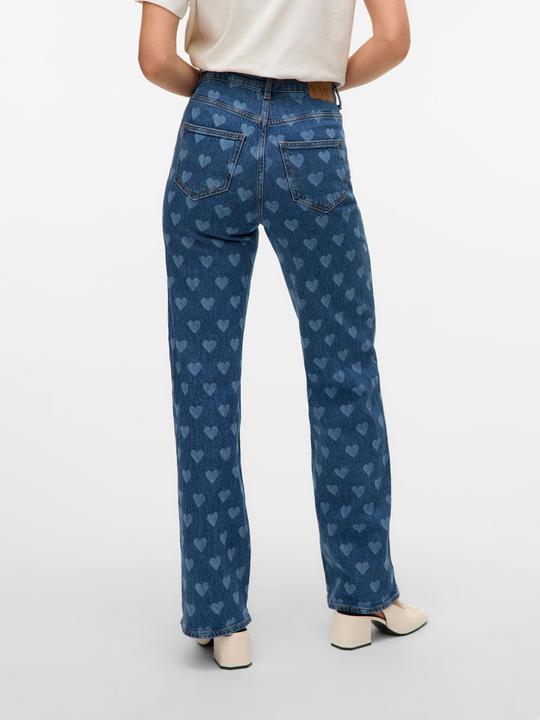 Actual product image Vero Moda VMTESSA Hohe Taille Weiter Beinschnitt Jeans Weit geschnitten (W26/L32)