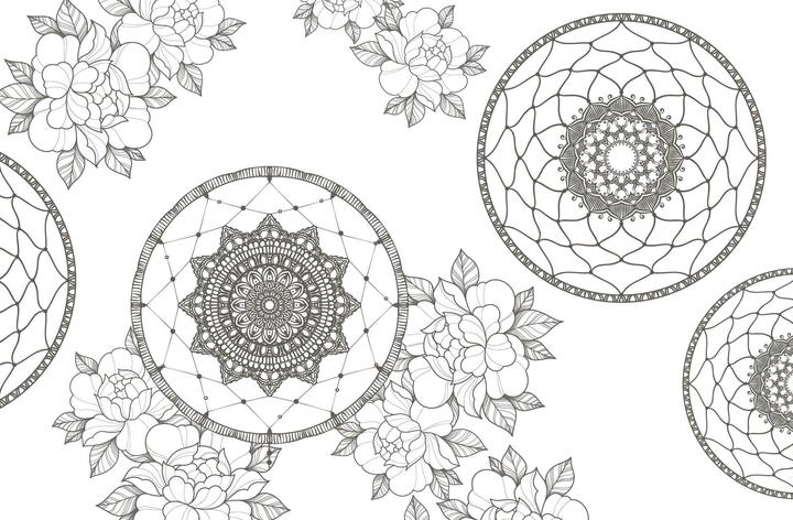 Actual product image Colorful Mandala - Mandala - Dreamcatcher