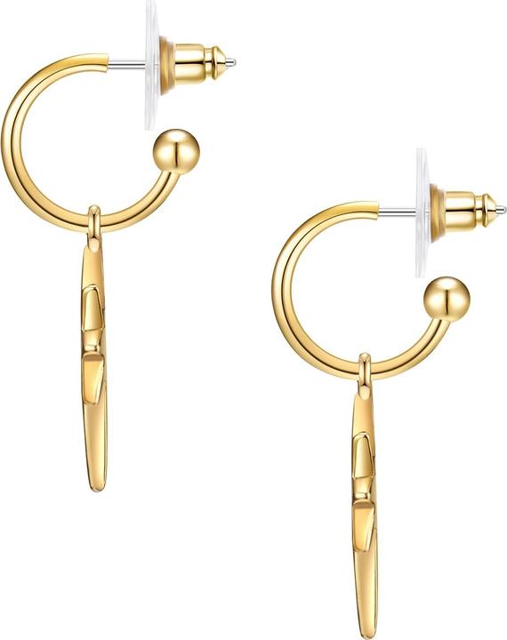 Produktbild Lulu & Jane Damen Stern Metall-Legierung Glas gelbgold - 29395 (Metall-Legierung)