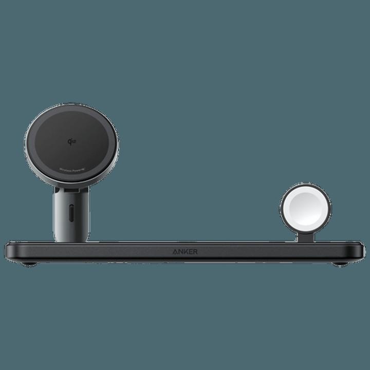 Actual product image Anker Stacja magnetyczna pozioma MagGo 15W 3-in-1 Czarna (25 W)