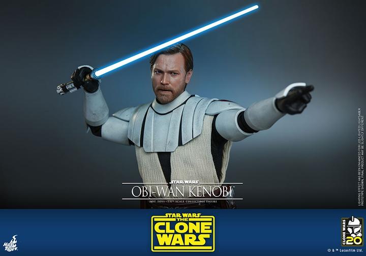 Produktbild Hot Toys Star Wars The Clone Wars figurine 1/6 Obi-Wan Kenobi 30 cm