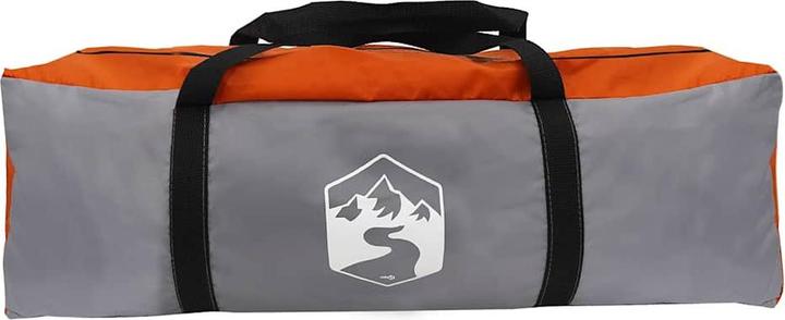 Immagine prodotto VidaXL Tenda auto 2 persone Grigio e arancione Impermeabile (12.40 kg, 2 persone)