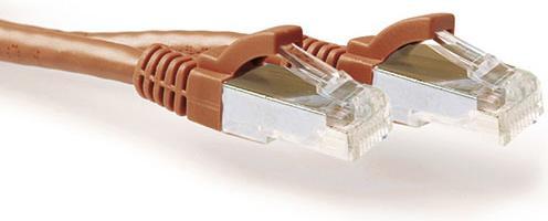 Produktbild FB2215 15m Cat6a SF/UTP (S-FTP) Braun Netzwerkkabel (S/FTP, CAT6a, 15 m)