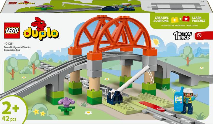 Produktbild LEGO Eisenbahnbrücke und Schienen - Erweiterungsset (10426)
