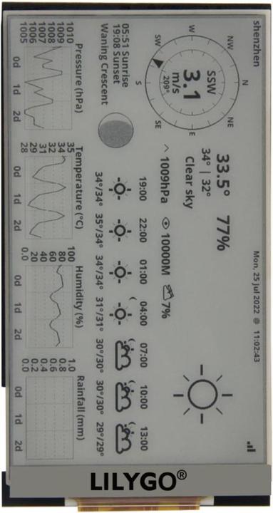 Image du produit Lilygo TTGO T5 4.7 pouces E-paper Display Module ESP32 avec WiFi/Bluetooth V2.3