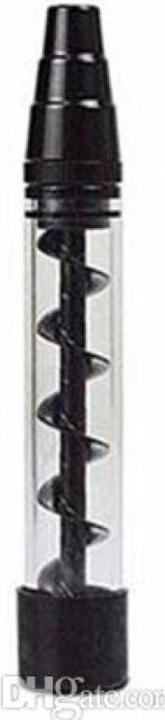 BestV 3 in 1 Glass Twist Pipe Black