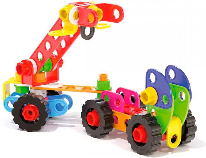 Actual product image Quercetti Tecno Jumbo met Opbergbox, 84dlg.