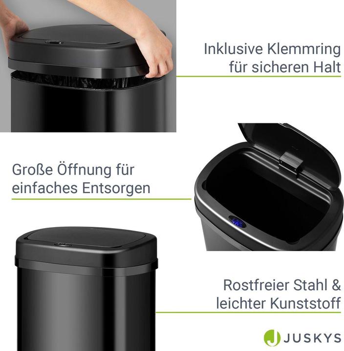 Image du produit Juskys Poubelle automatique avec capteur (70 l)