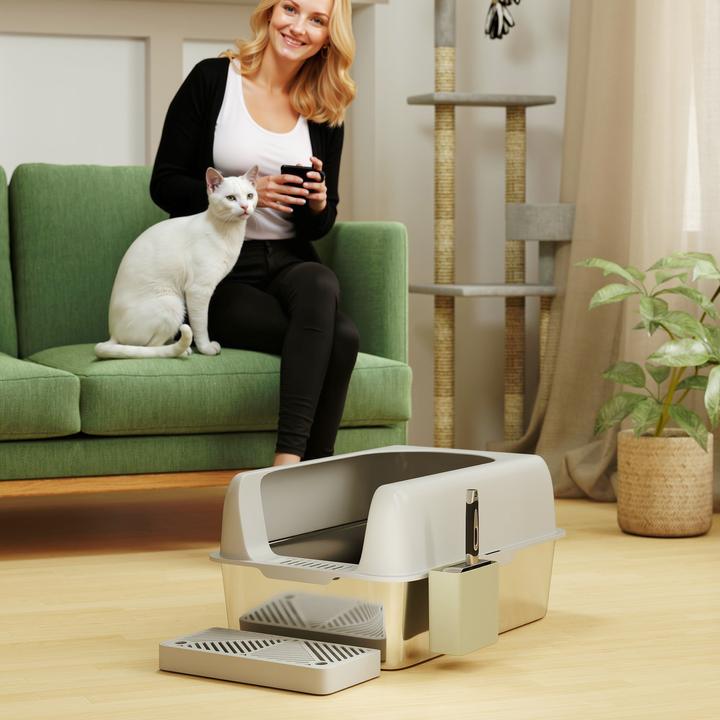 Image du produit PawHut Katzentoilette (Bac à litière ouvert)