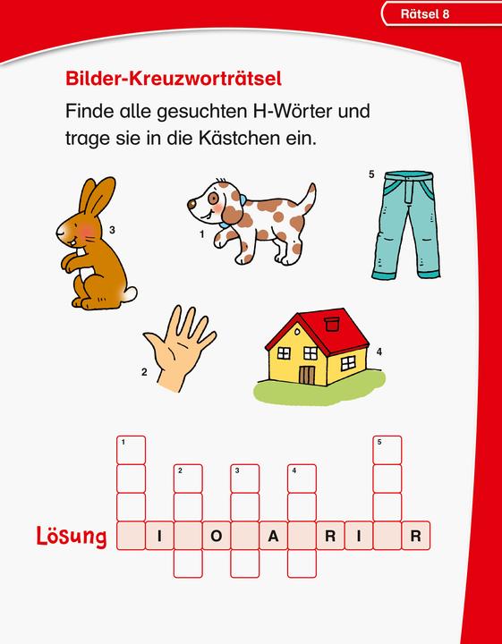Produktbild Ravensburger Leserabe Rätselspass: Abc-Rätsel zum Lesenlernen (1. Lesestufe) (Deutsch, Angelika Penner, VEB SPIELEKOMBINAT Katja Volk, Heribert Schulmeyer, 2025)