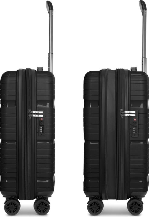 Produktbild D&N Travel Line 4300-Plus 4 Rollen Kabinentrolley S 55 cm mit Dehnfalte (37 l, Handgepäck (bis 50l))