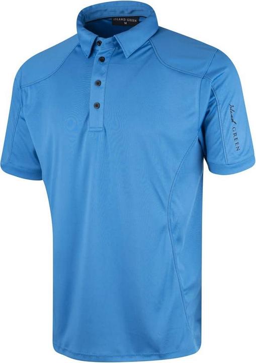 Island Green Poloshirt Abgesteppt Emblem