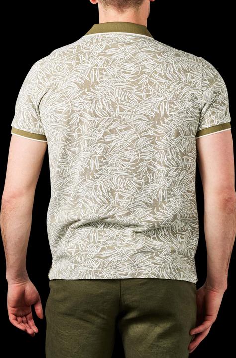 Image du produit GANT Pique Rugger Leaf Print utility green (XL)