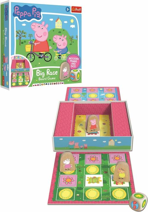 Produktbild Trefl PEPPA PIG Game "Piggy Pepa: The Great Race" (Multilingual)