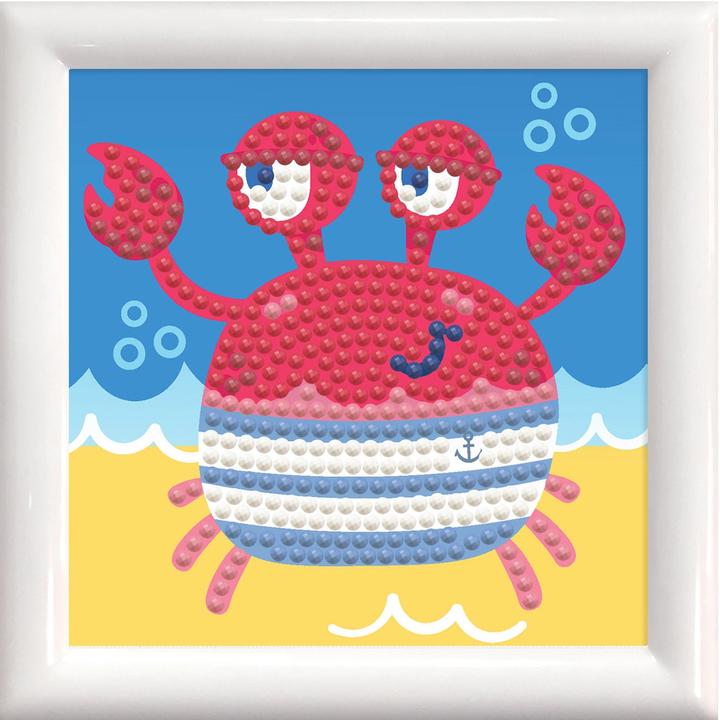 Diamond Dotz Original Diamond Painting "Wise Guy" 9,5 x 9,5 cm with picture frame, craft set with gl