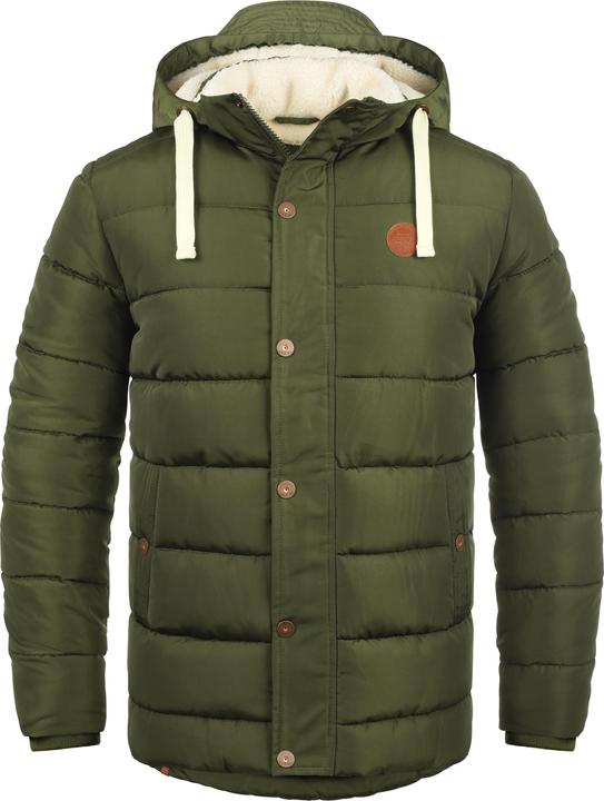 Actual product image Blend Frederic Men's Winter Jacket Outdoor Jacket With Teddy Fleece With Hood (XXL)