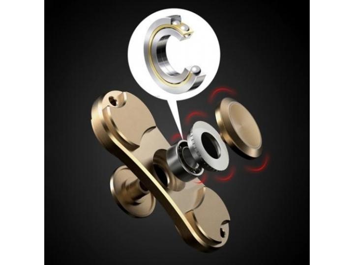 Actual product image FidgetSpinner Duo Spinner 2-Wing Aluminium
