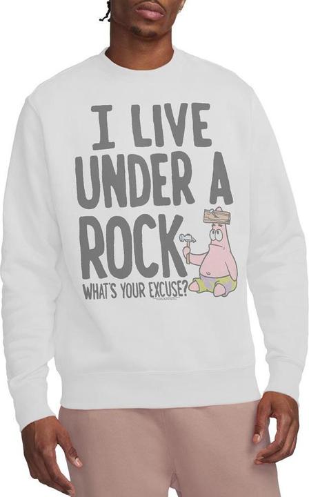Immagine prodotto Spongebob Squarepants Under A Rock Felpa Adulto Unisex (XL)