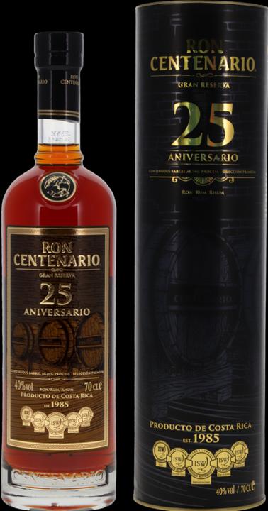 Actual product image Ron Centenario Gran Reserva 25 Years Old Premium Rum (1 x 70 cl)