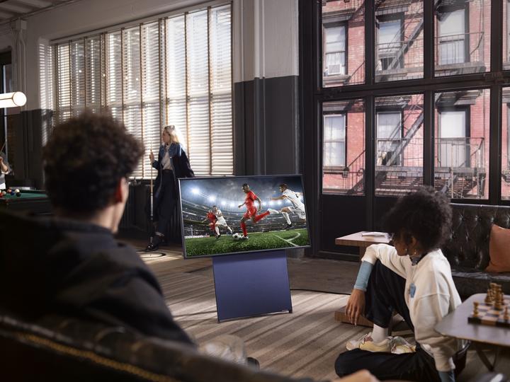 Produktbild Samsung QE43LS05, The Sero (43", QLED, 4K, 2020)