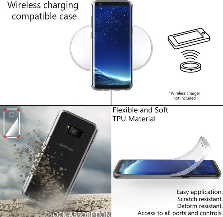 Actual product image Nalia 360 degree cell phone case (Samsung Galaxy S8)