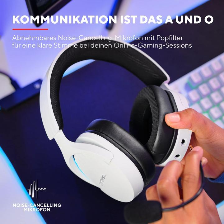 Produktbild Trust Gxt491w Fayzo Wireless Headset (Kabellos, Kabelgebunden)