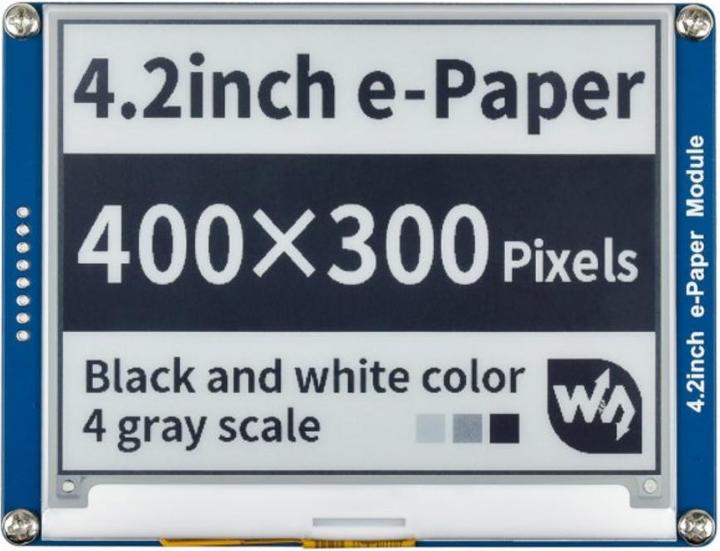 Image du produit WaveShare DEBO EPA 4.2 - Cartes de développement - Display ePaper 4.2"" noir/blanc