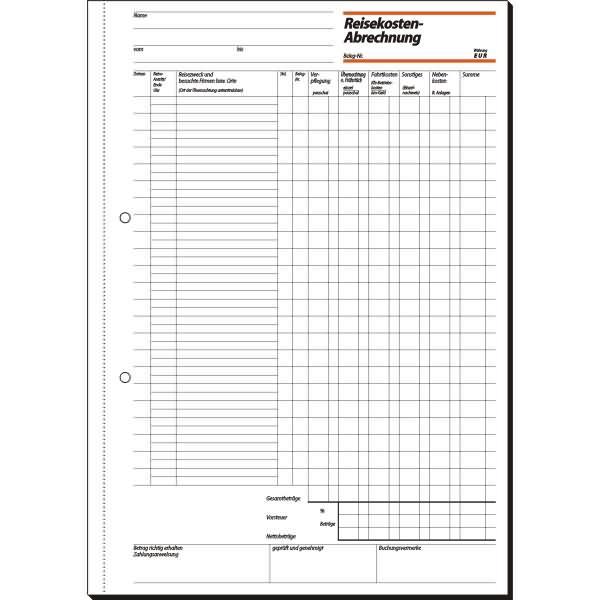 Actual product image Sigel Form book "Travel expense report", A4, 50 sheets (50 x)