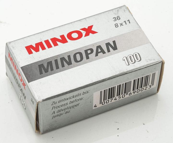 Image du produit Minox SPY Film 100 8x11/36 B&W