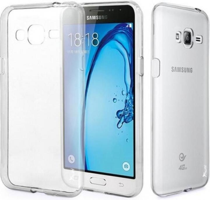 Immagine prodotto Screenguard Samsung Galaxy J3 2016 Custodia flessibile in TPU trasparente (Samsung Galaxy J3 (2016))
