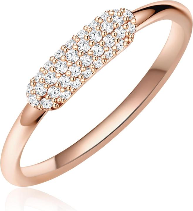 Produktbild Glanzstücke München Damen Sterling Silber Zirkonia roségold - 31502 (60, 925 Silber)