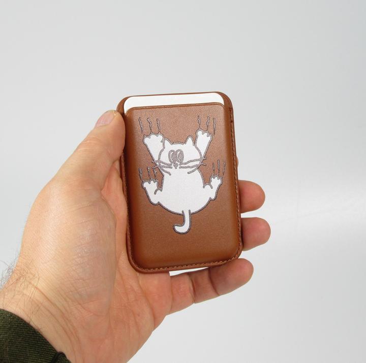 Image du produit PhoneLook Premium porte-cartes magnétique avec aimants forts Compatible avec Apple MagSafe Design nr 11